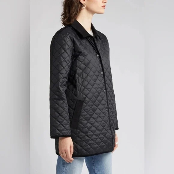 EILEEN FISHER Eggshell Recycled Nylon Coat XXL - Picture 3 of 15